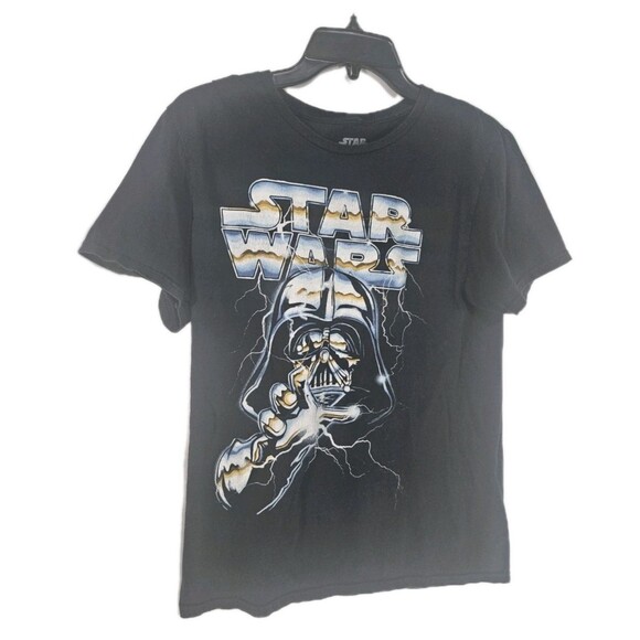 Star Wars tshirt Darth Vader Sith Lord Logo Men’s Adult Black Graphic size M - Picture 2 of 4